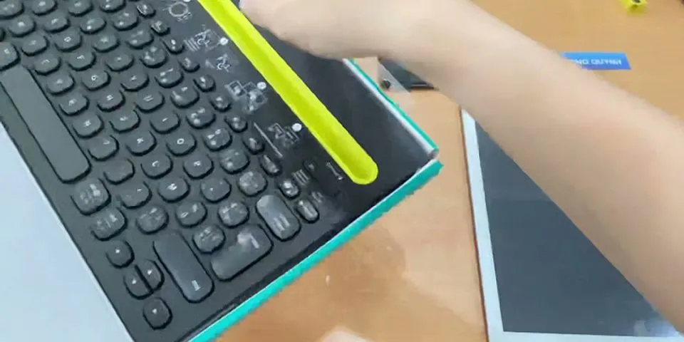 Cách kết nối bàn phím Logitech K480 với máy tính