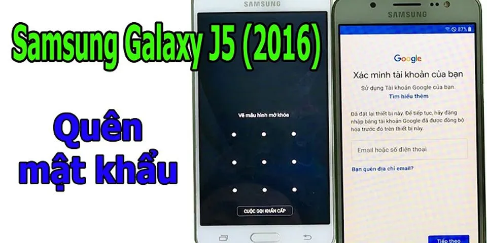 Cách khôi phục cài đặt gốc Samsung J5 2016
