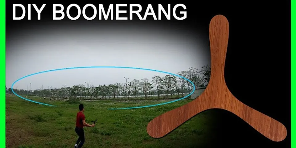 cách ném boomerang