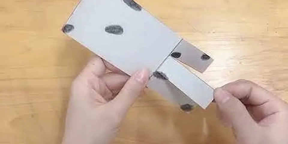 cách làm con vật bằng giấy