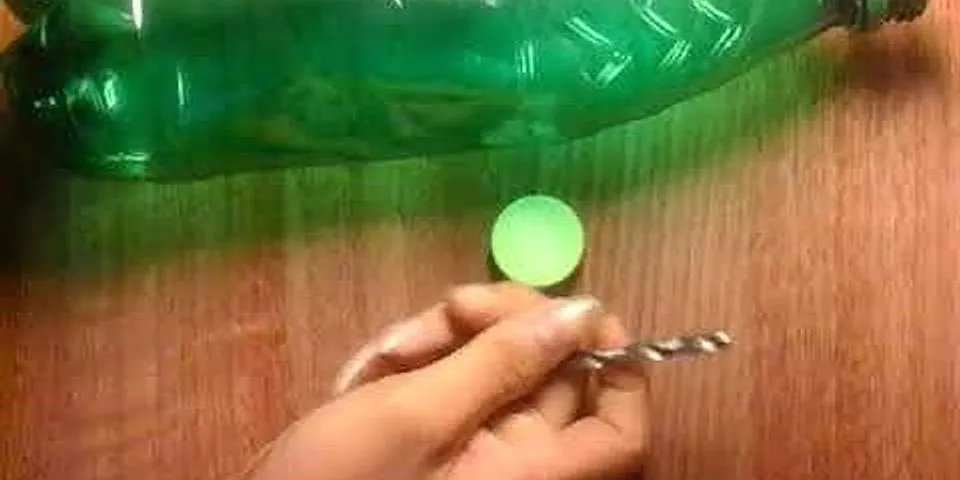 Cách làm súng nước từ chai nhựa