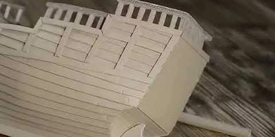 cách làm thuyền bằng giấy carton
