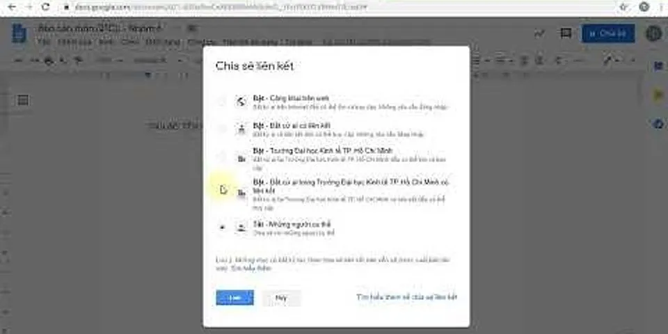 Cách làm việc nhóm trên Google Drive
