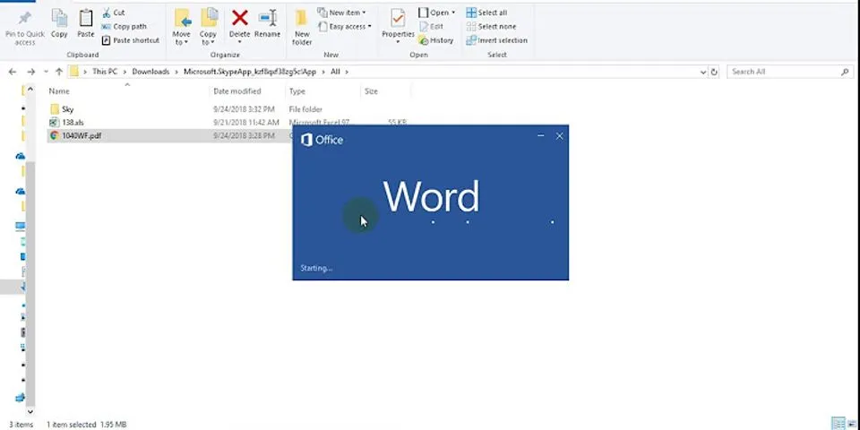 Cách mở file bằng Word