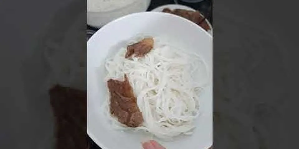 Cách nấu bún bò tại Quảng Ngãi