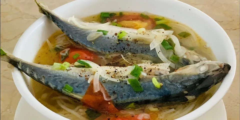 Cách nấu bún cá bạc má