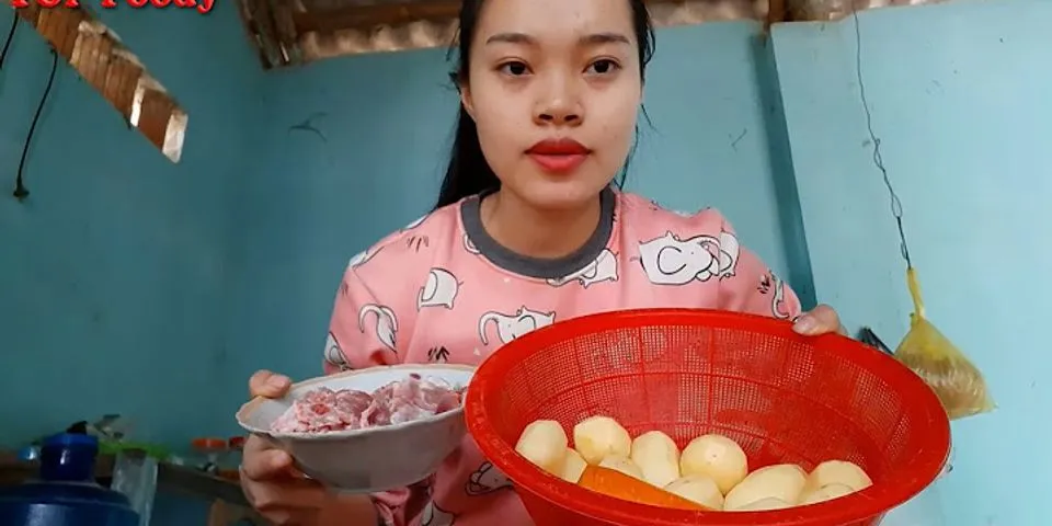 Cách nấu canh cà rốt khoai tây