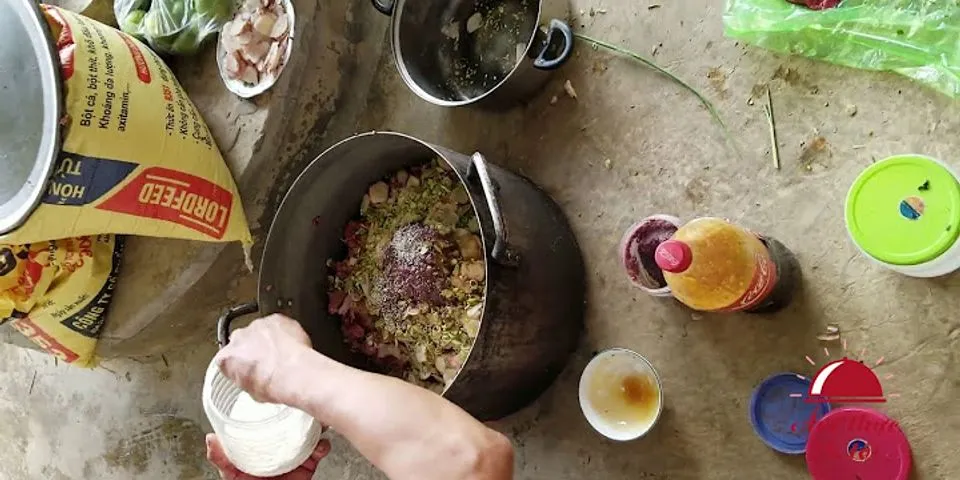 Cách nấu chân giò giả cầy Nghệ An
