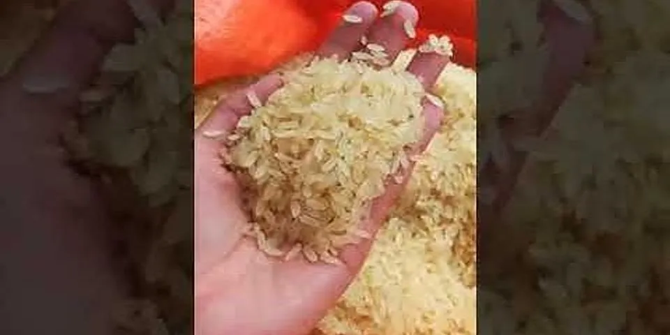 Cách nấu gạo khẩu rang