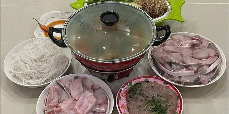 Cách nấu lẩu cá bớp chua cay