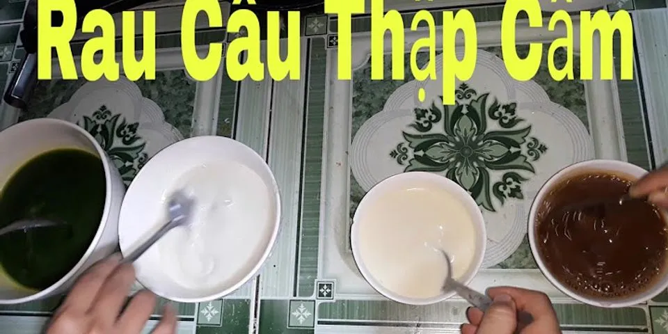 Cách nấu rau câu con cá Thái Lan