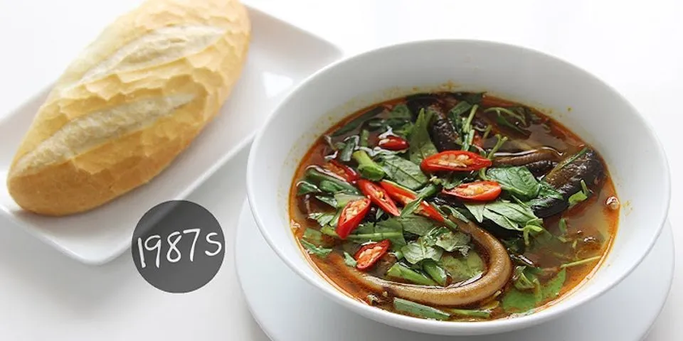 Cách nấu súp lươn cay Nghệ An