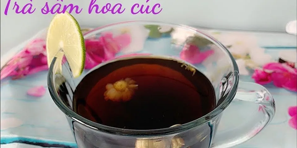 Cách nấu trà hoa cúc giải nhiệt