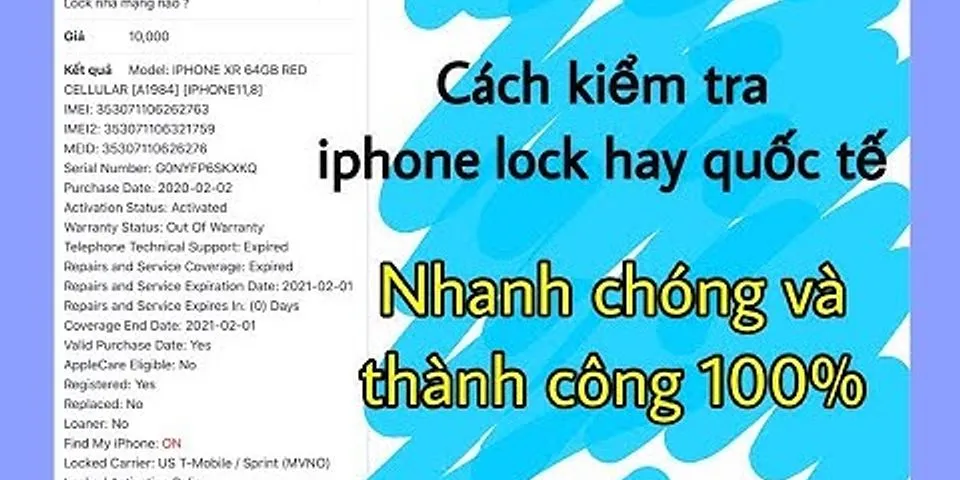 Cách nhận biết iPhone Lock fix quốc tế