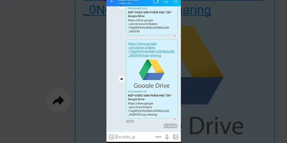 Cách nộp bài lên Google Drive bằng điện thoại