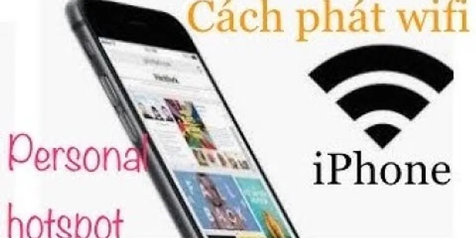 Cách phát 3G từ iPhone sang iPad