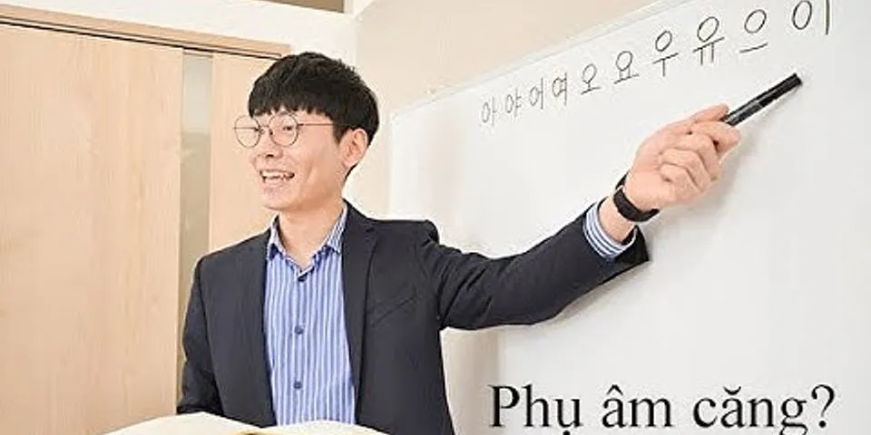 Cách phát âm phụ âm căng trong tiếng Hàn