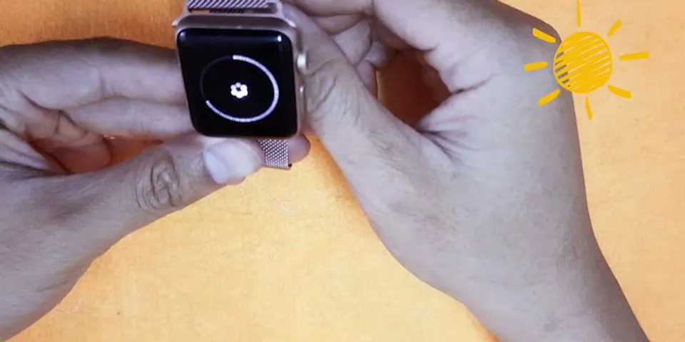 Cách reset Apple Watch khi quên mật khẩu