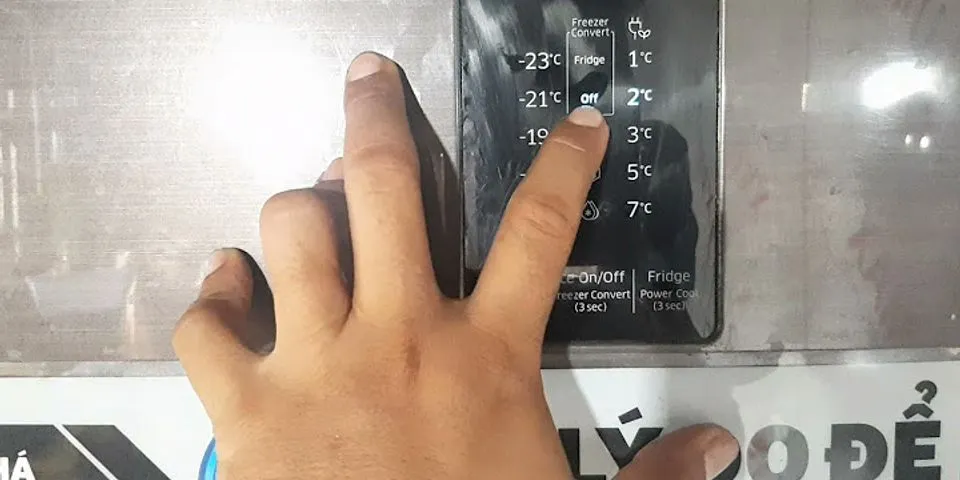 Cách reset tủ lạnh Samsung