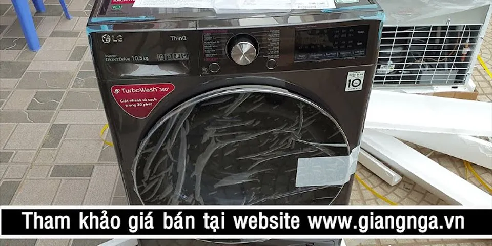 Cách sử dụng máy giặt LG FV1450S2B