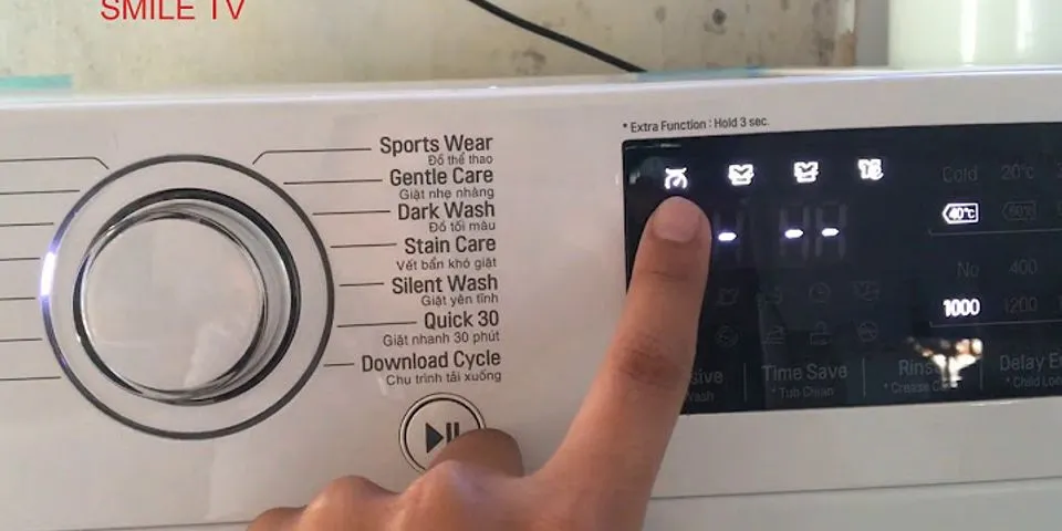 Cách sử dụng máy giặt LG ThinQ