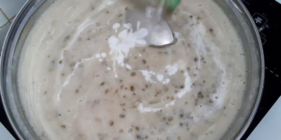 Cách sử dụng nước cốt dừa nấu chè