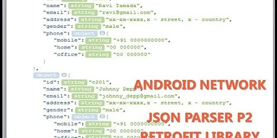 Cách sử dụng Retrofit trong Android