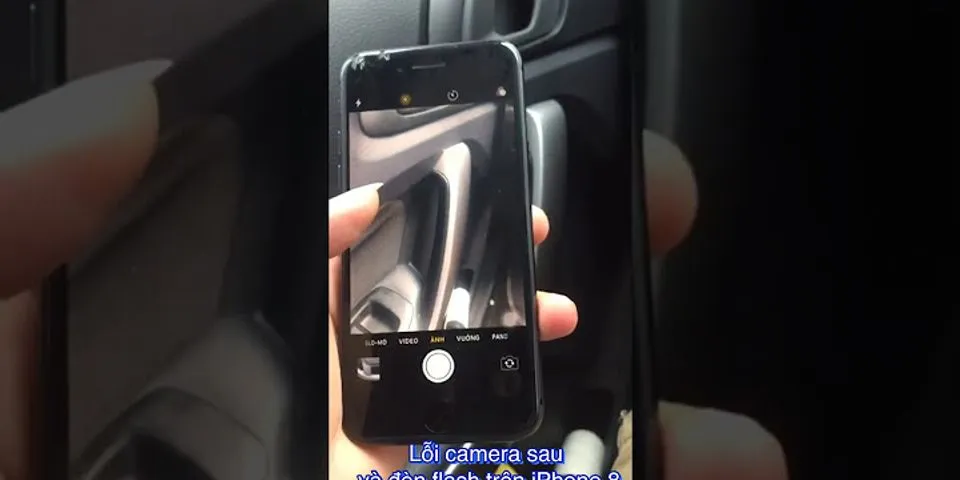 Cách tắt đèn flash camera trước của iPhone 7