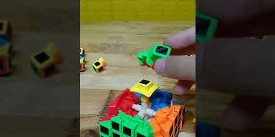 Cách tháo lắp Rubik 5x5