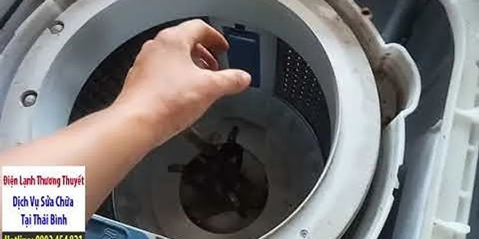 Cách tháo máy giặt Samsung cửa trên