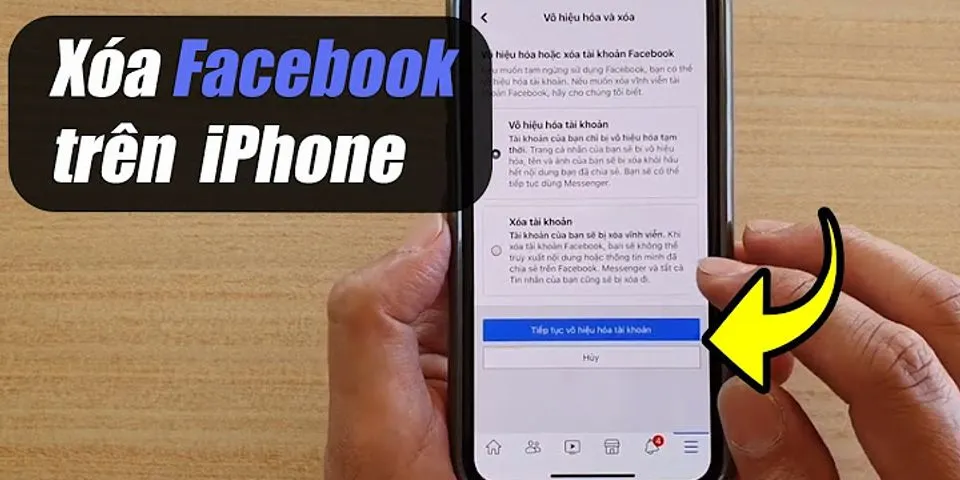 Cách thoát tài khoản Facebook trên iPhone