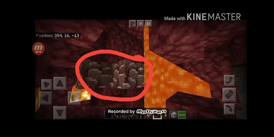 Cách tìm quặng Nether trong Minecraft