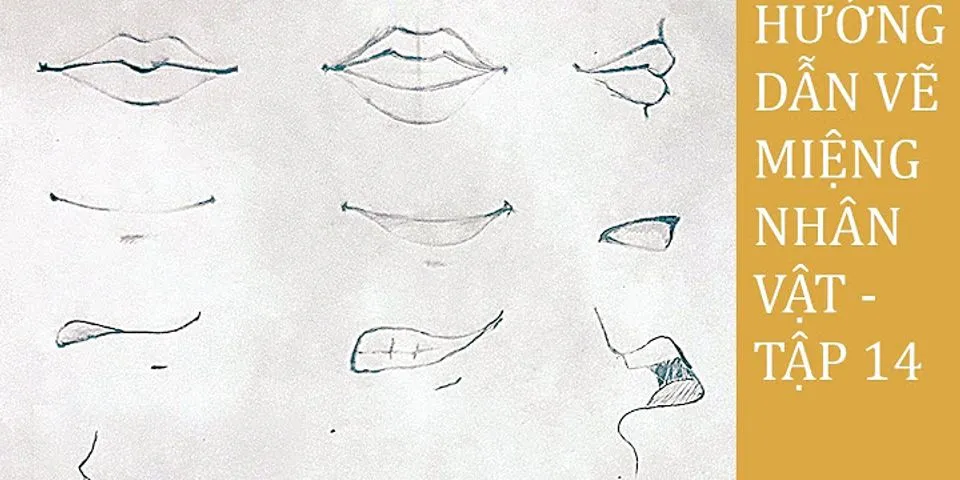 cách vẽ mũi người