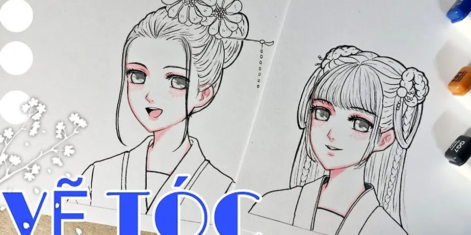 cách vẽ tóc anime nữ đẹp