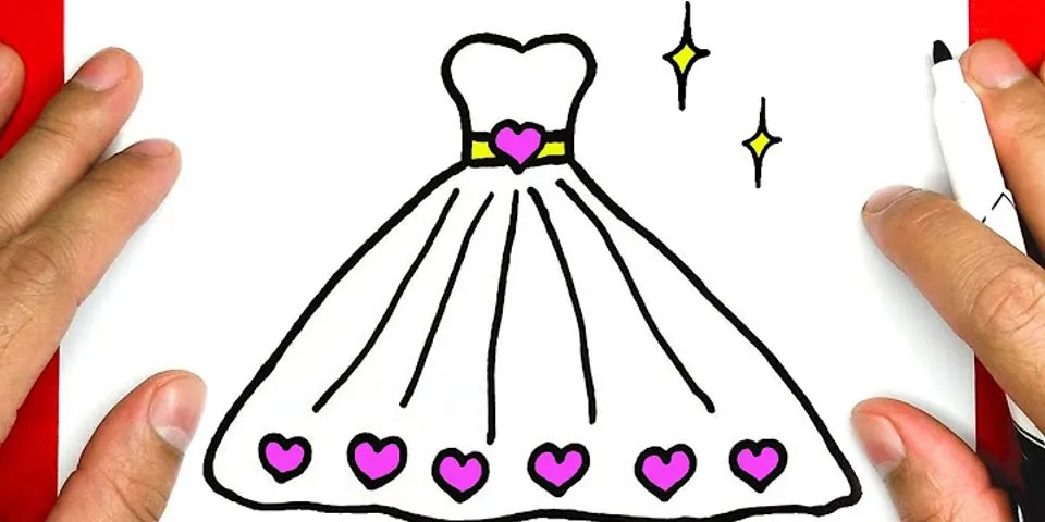 Cách vẽ váy công chúa de nhất