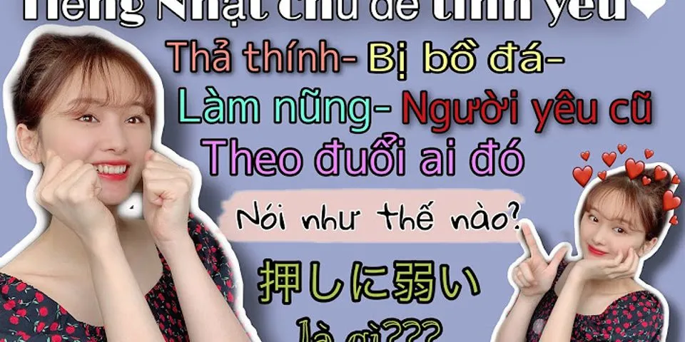 Cách xưng hô người yêu trong tiếng Nhật