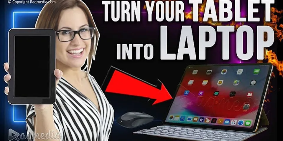 Can I use tablet as laptop