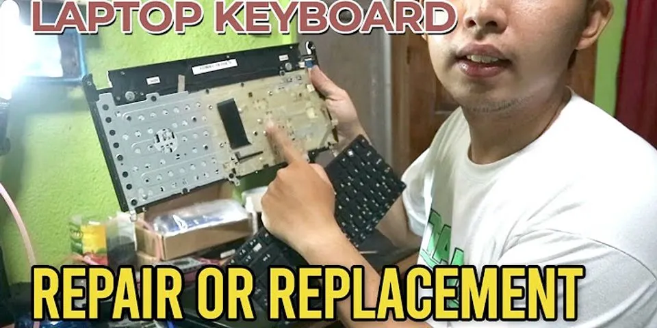 Can laptop keyboard be repaired?