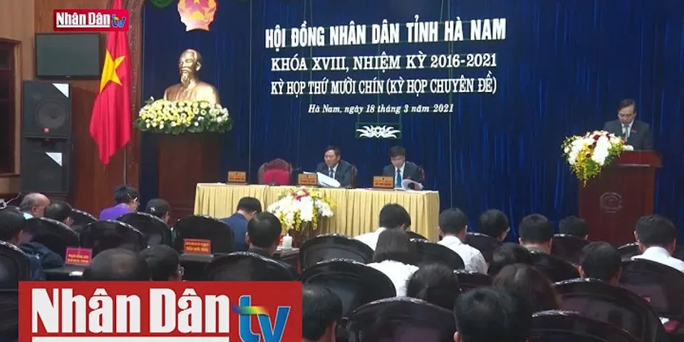 Danh sách Hội đồng nhân dân tỉnh Hà Nam