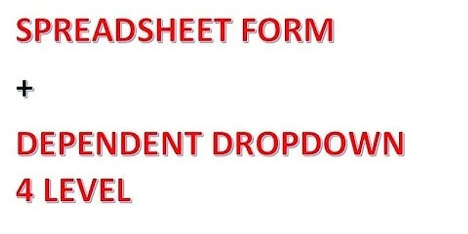 Dependent dropdown list in Google Forms