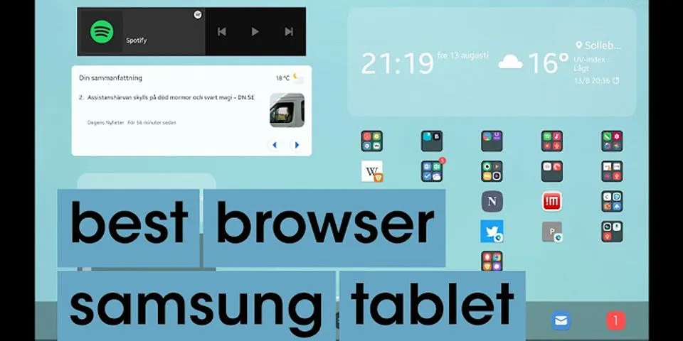 Desktop browser for Android tablet