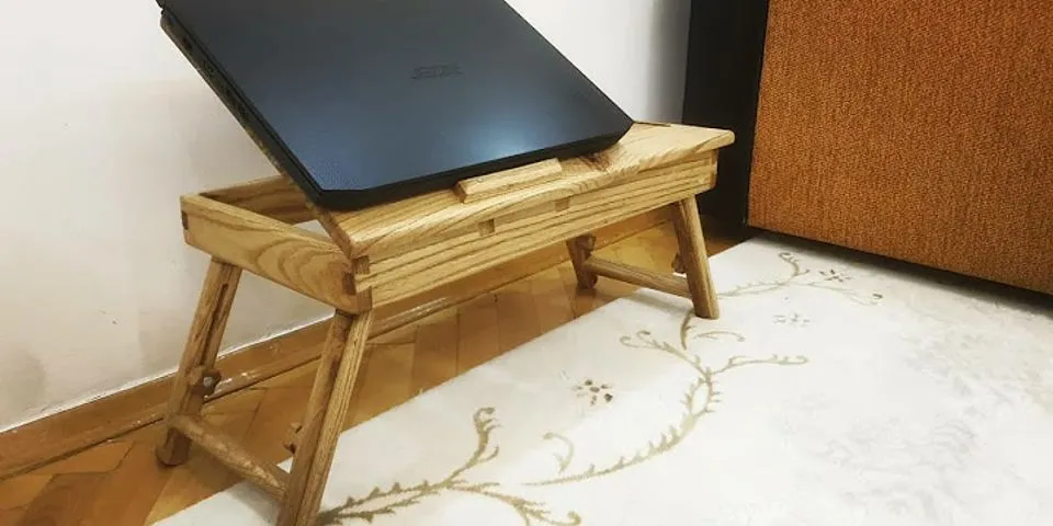 DIY Wooden Laptop stand for bed