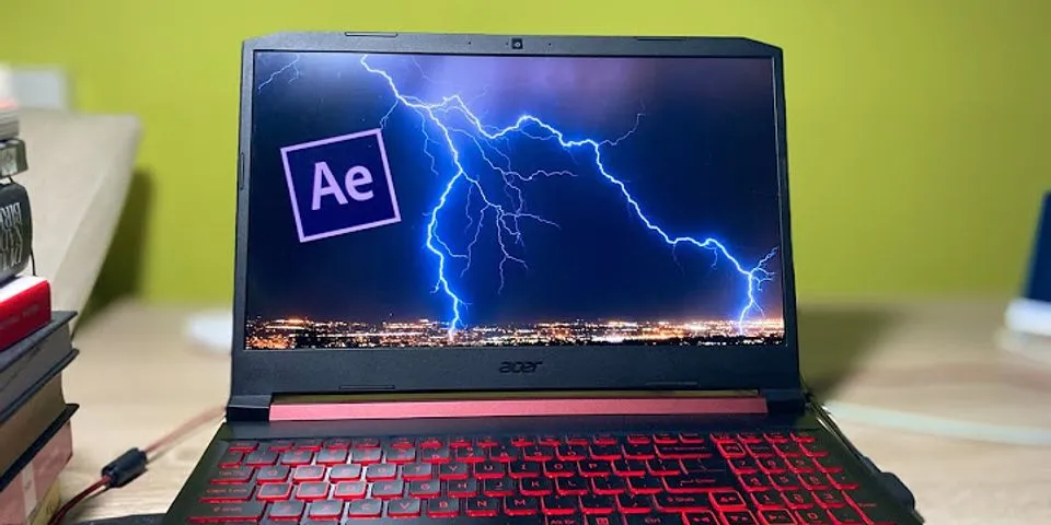 Does Adobe After Effects work on laptop?