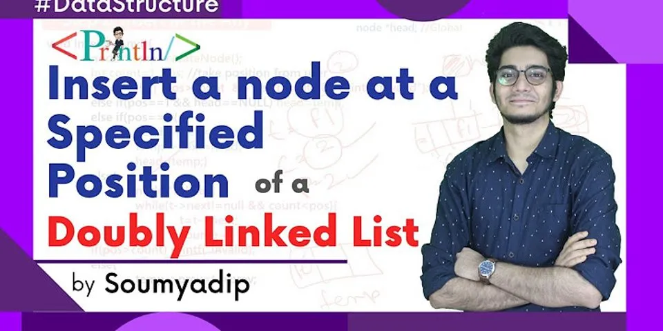 Doubly linked list insert at position Python