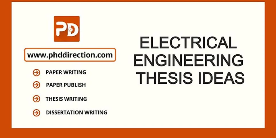 electronics engineering thesis topics