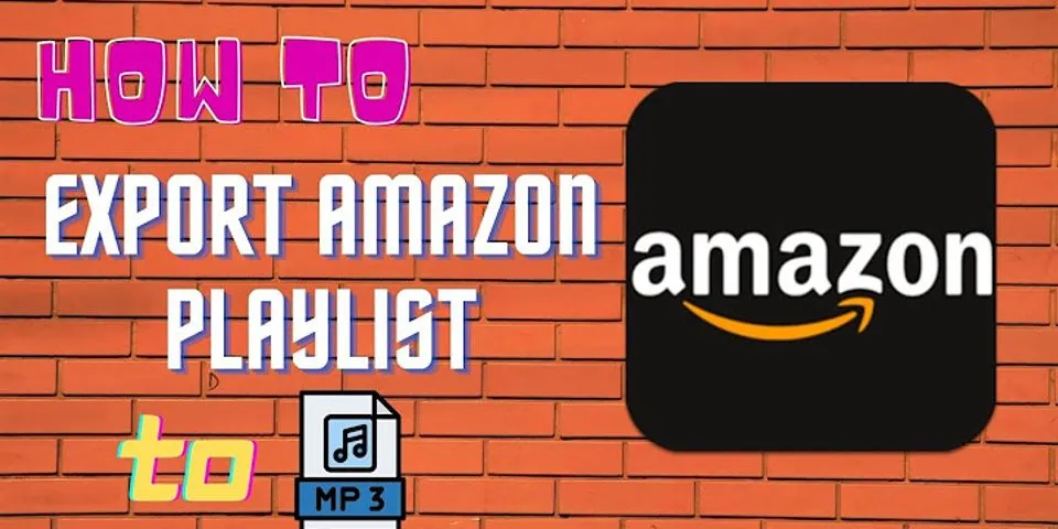 Export Amazon Music playlist to Apple Music