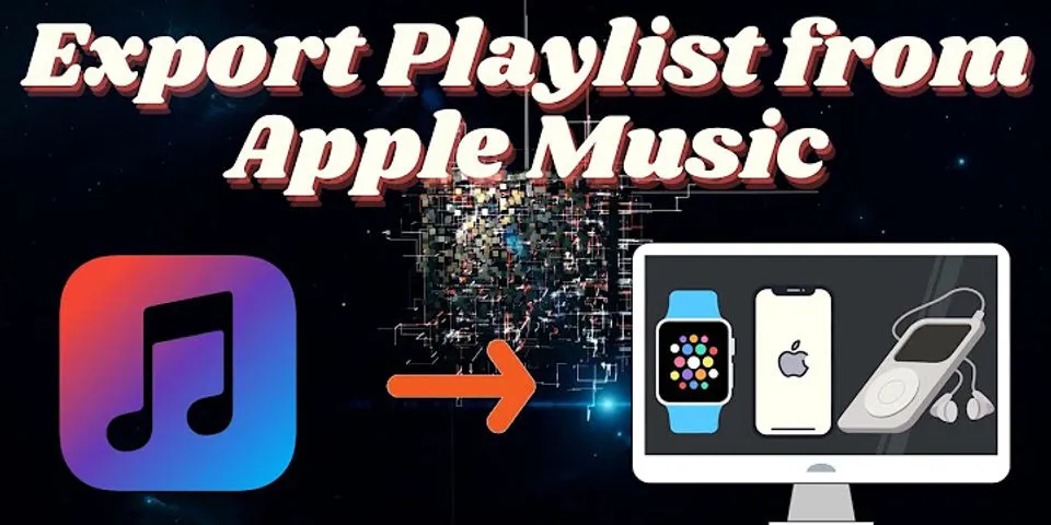 Export playlist from iPhone to Apple Music