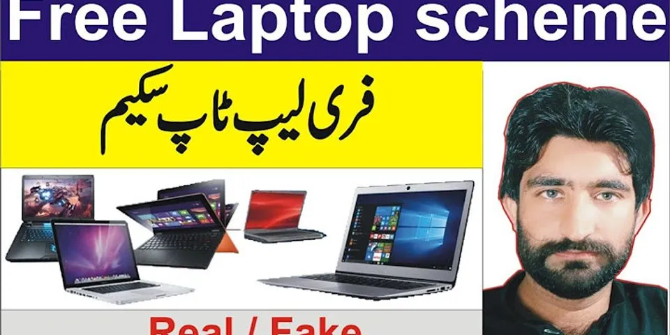 Free Laptop for students from government