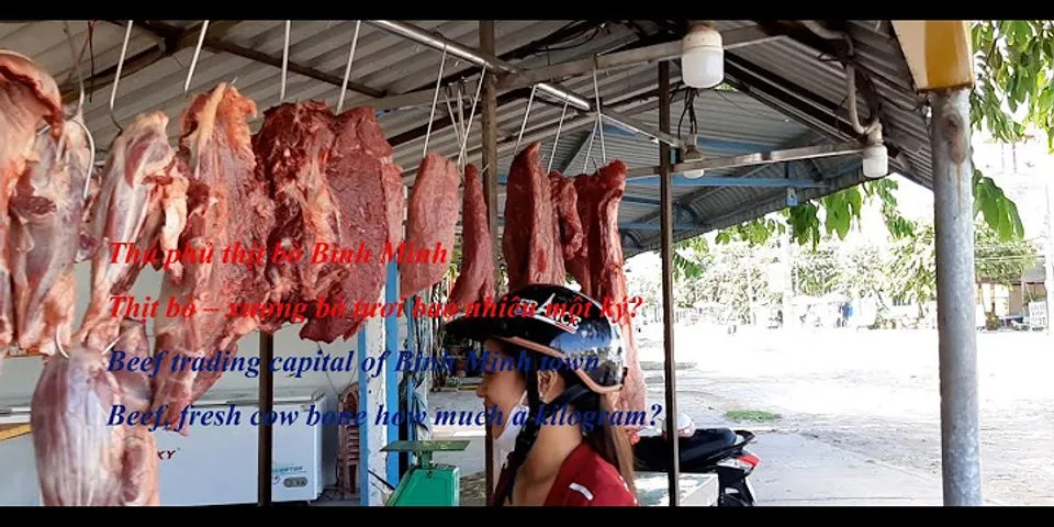 Giá thịt bò ngoại chợ