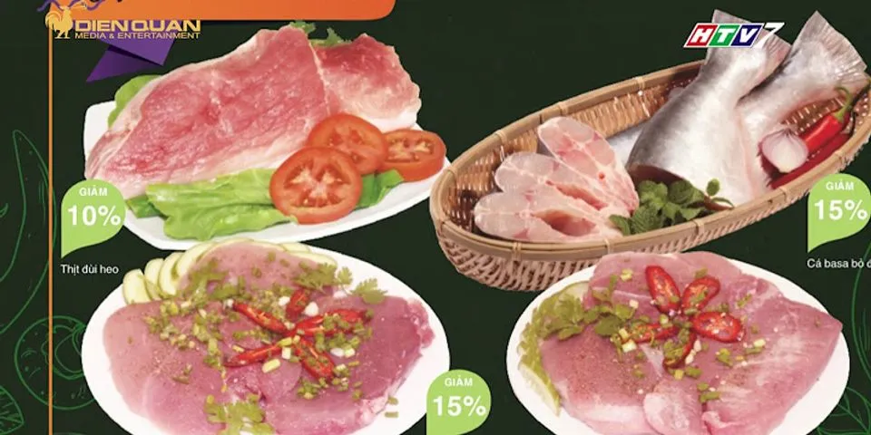 Giá thịt heo siêu thị coopmart